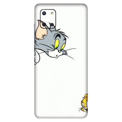 Samsung M/F/Note/Flip and C Phone Skins (All Models) - Cute Tom And Jerry - 3D Embossed Finish (L-220) Samsung Galaxy Note 10 Lite
