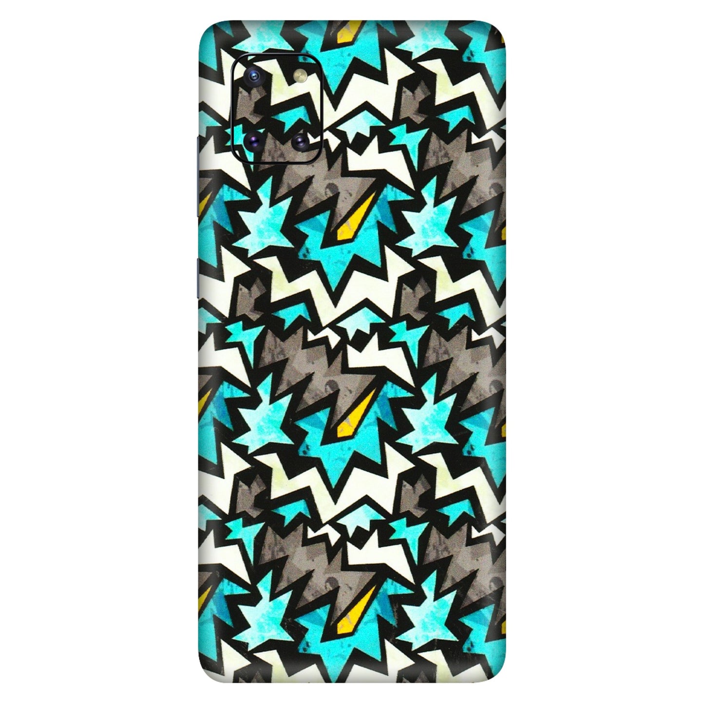 Samsung M/F/Note/Flip and C Phone Skins (All Models) - Funky Zig Zag - 3D Embossed Finish (L-223) Samsung Galaxy Note 10 Lite