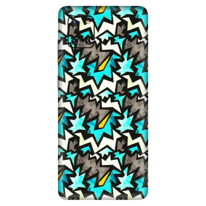 Samsung M/F/Note/Flip and C Phone Skins (All Models) - Funky Zig Zag - 3D Embossed Finish (L-223) Samsung Galaxy Note 10 Lite