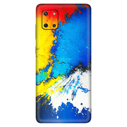 Samsung M/F/Note/Flip and C Phone Skins (All Models) - Acrylic Paint Spill - 3D Embossed Finish (L-229) Samsung Galaxy Note 10 Lite