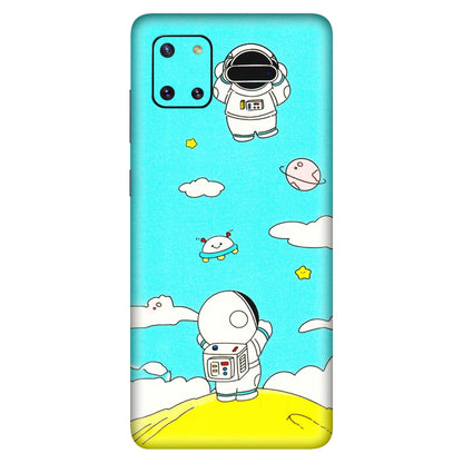 Samsung M/F/Note/Flip and C Phone Skins (All Models) - Blue Skies Astro Float - 3D Embossed Finish (L-230) Samsung Galaxy Note 10 Lite