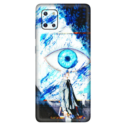Samsung M/F/Note/Flip and C Phone Skins (All Models) - Gojo Satoru evil eye - 3D Embossed Finish (L-239) Samsung Galaxy Note 10 Lite