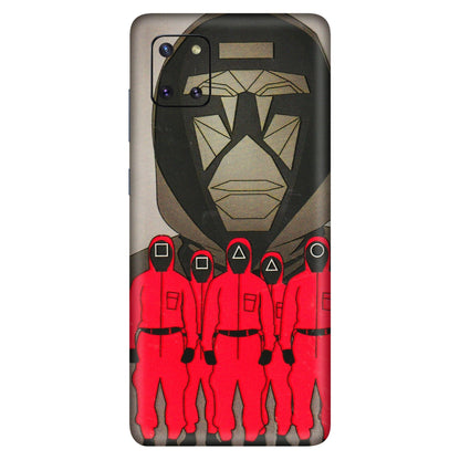 Samsung M/F/Note/Flip and C Phone Skins (All Models) - Squid Game Hero - 3D Embossed Finish (L-245) Samsung Galaxy Note 10 Lite