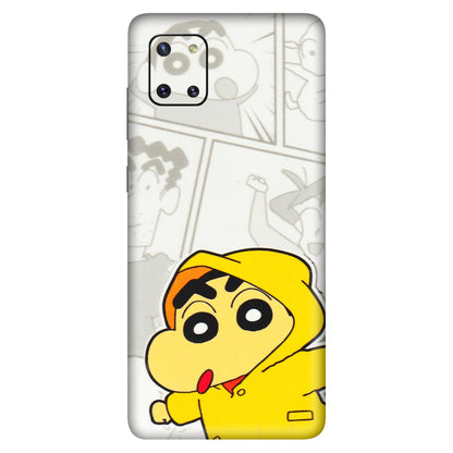 Samsung M/F/Note/Flip and C Phone Skins (All Models) - Yellow Shinchan Comic - 3D Embossed Finish (L-246) Samsung Galaxy Note 10 Lite
