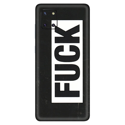 Samsung M/F/Note/Flip and C Phone Skins (All Models) - The F Word - 3D Embossed Finish (L-255) Samsung Galaxy Note 10 Lite