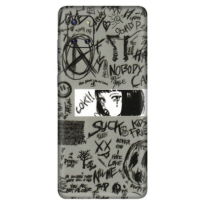Samsung M/F/Note/Flip and C Phone Skins (All Models) - Never Have Love Anime - 3D Embossed Finish (L-260) Samsung Galaxy Note 10 Lite