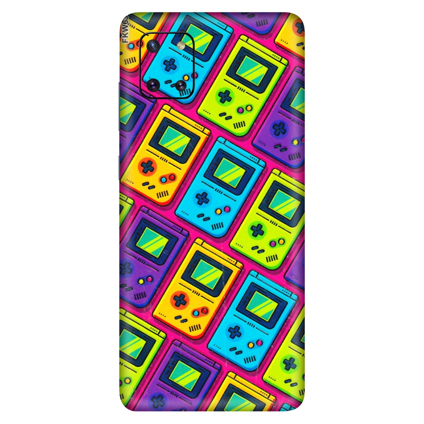 Samsung M/F/Note/Flip and C Phone Skins (All Models) - Gameboy Colourful - 3D Embossed Finish (L-266) Samsung Galaxy Note 10 Lite
