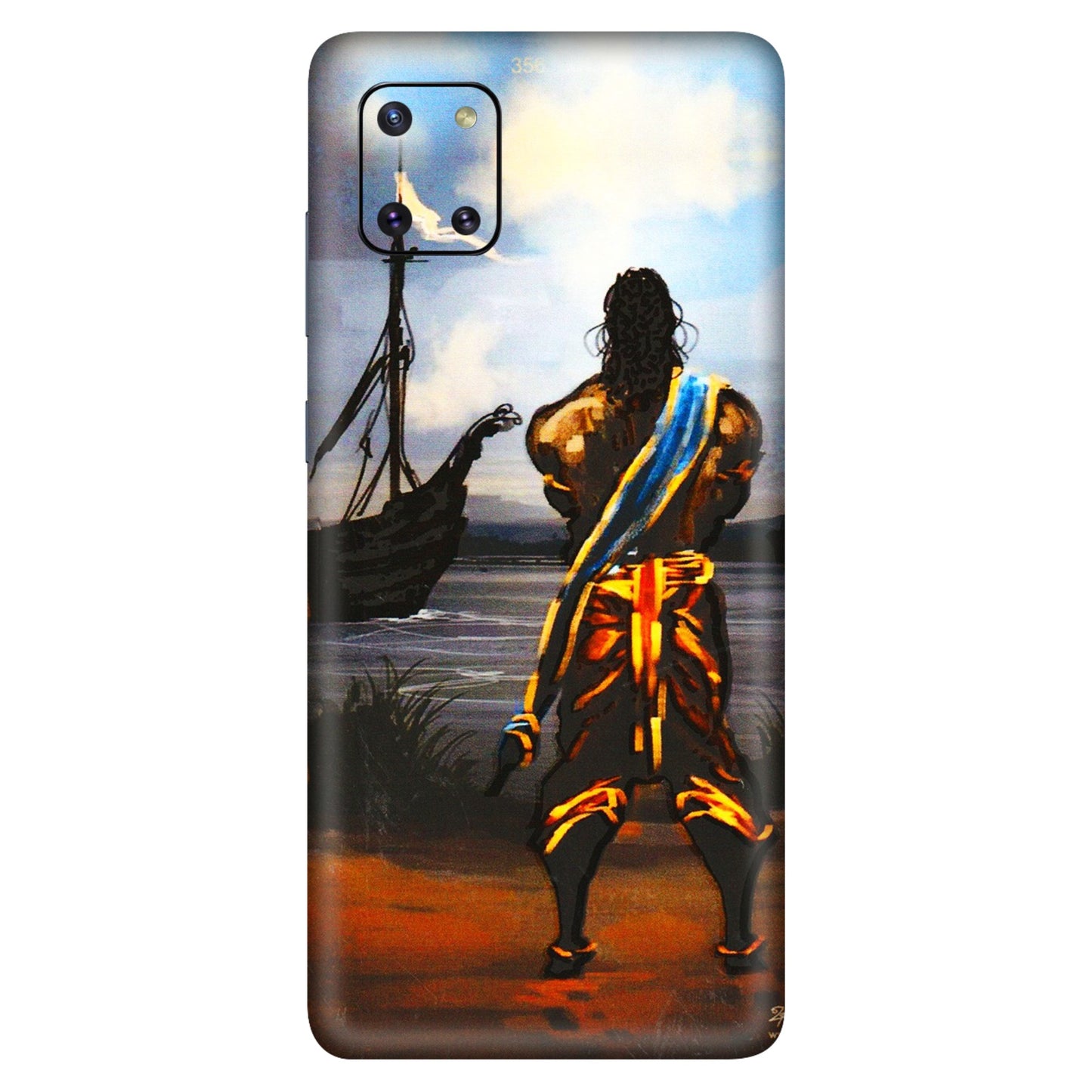 Samsung M/F/Note/Flip and C Phone Skins (All Models) - Heavenly God Figure - 3D Embossed Finish (L-34) Samsung Galaxy Note 10 Lite