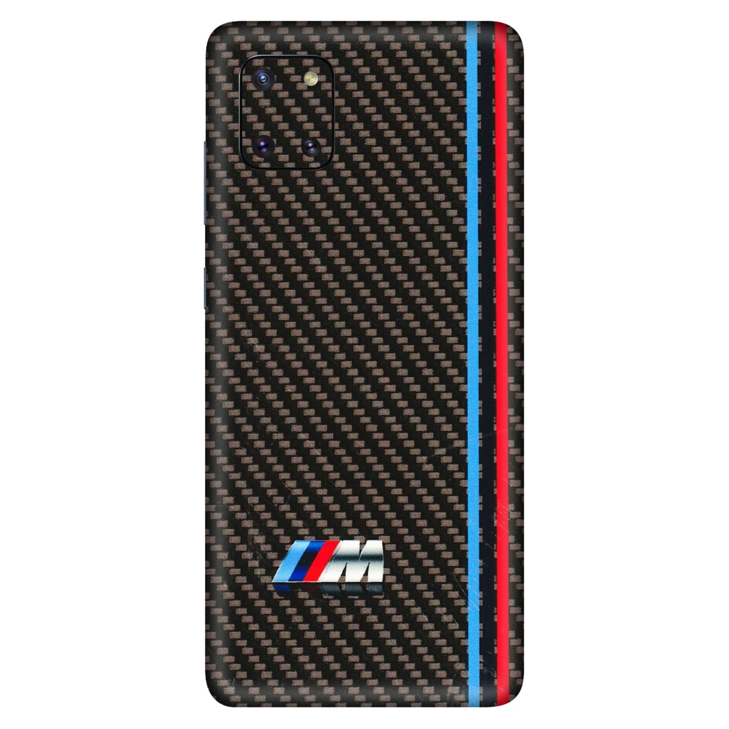 Samsung M/F/Note/Flip and C Phone Skins (All Models) - BM Carbon Fiber Feels - 3D Embossed Finish (L-38) Samsung Galaxy Note 10 Lite