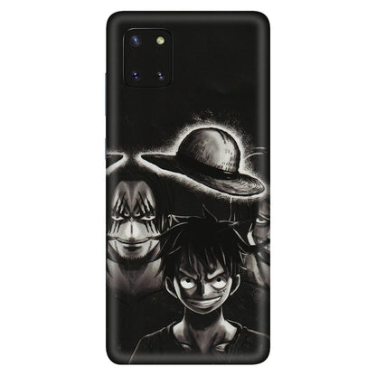 Samsung M/F/Note/Flip and C Phone Skins (All Models) - Black Luffy Hat - 3D Embossed Finish (L-57) Samsung Galaxy Note 10 Lite