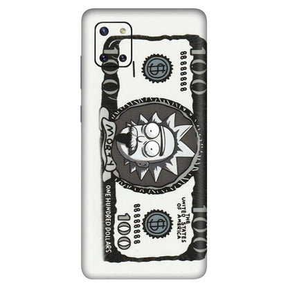 Samsung M/F/Note/Flip and C Phone Skins (All Models) - Rick And Morty Hundred Dollar Anime - Matte Finish (M-161) Samsung Galaxy Note 10 Lite