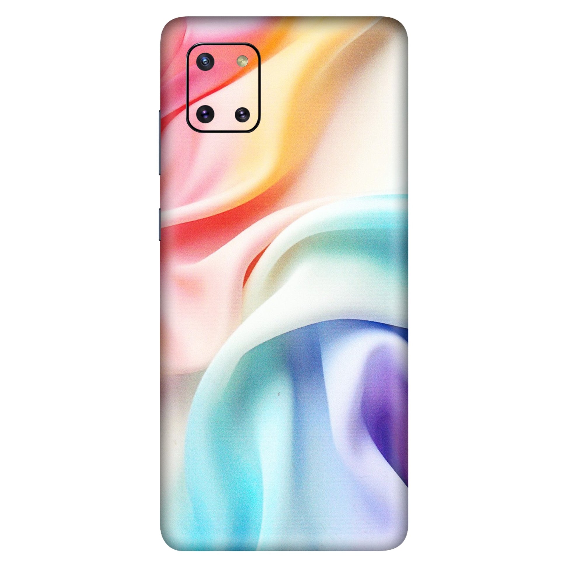 Samsung M/F/Note/Flip and C Phone Skins (All Models) - Colourful Silk Cloth - Matte Finish (M-165) Samsung Galaxy Note 10 Lite