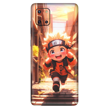 Samsung M/F/Note/Flip and C Phone Skins (All Models) - Naruto Cute Toon Running - Matte Finish (M-04) Samsung Galaxy Note 10 Lite
