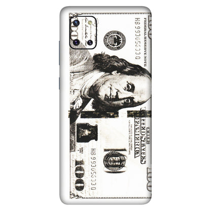 Samsung M/F/Note/Flip and C Phone Skins (All Models) - 100 Dollar Currency - Transparent Finish (T-01) Samsung Galaxy Note 10 Lite