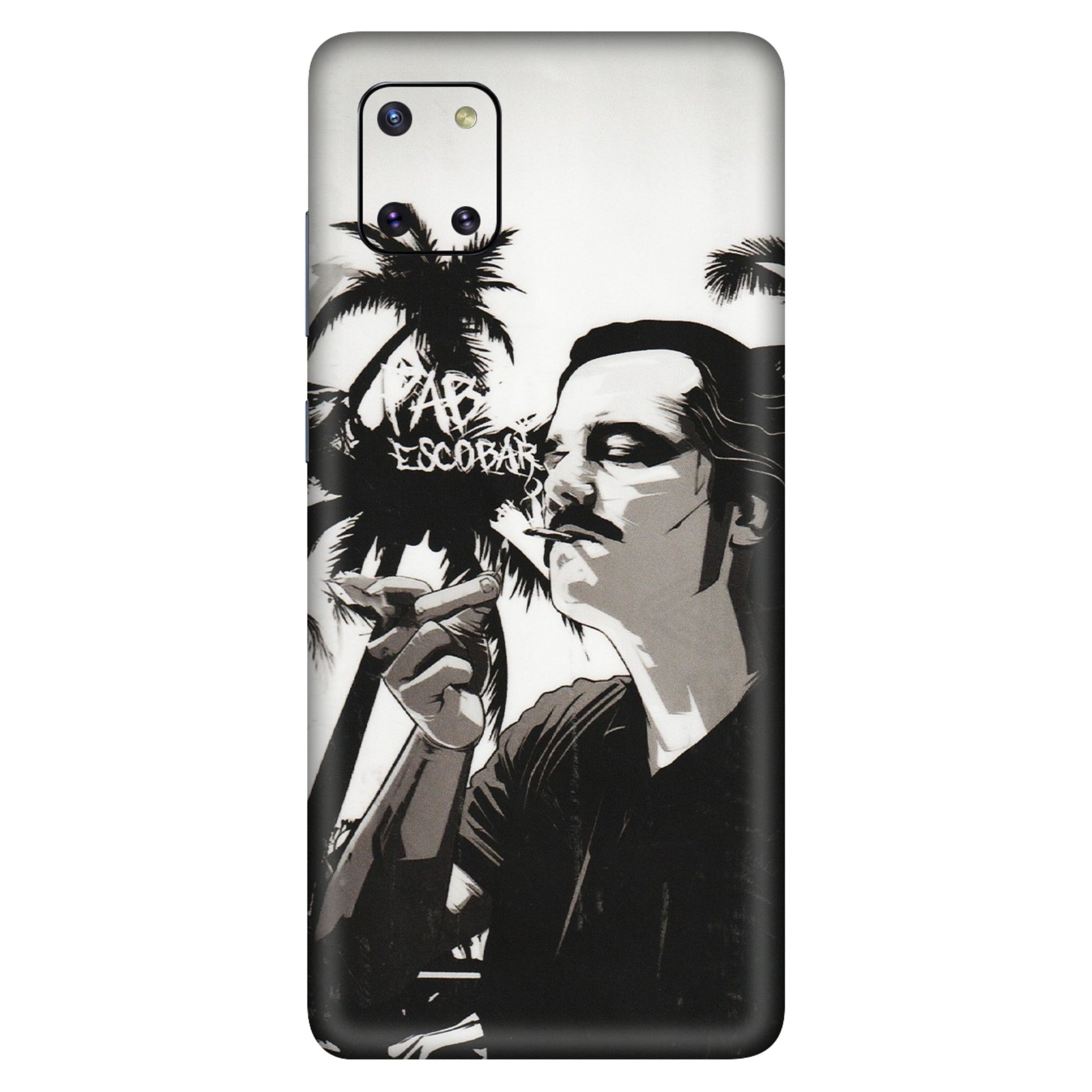 Samsung M/F/Note/Flip and C Phone Skins (All Models) - Pab Escobar - Transparent Finish (T-05) Samsung Galaxy Note 10 Lite