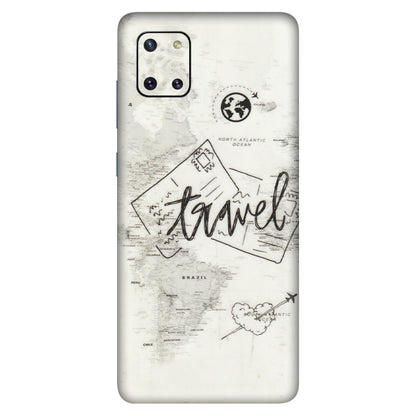 Samsung M/F/Note/Flip and C Phone Skins (All Models) - Travel Ticket - Transparent Finish (T-06) Samsung Galaxy Note 10 Lite