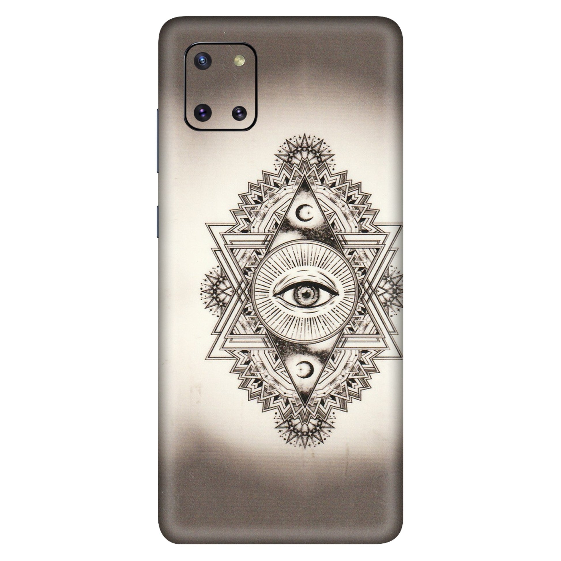 Samsung M/F/Note/Flip and C Phone Skins (All Models) - Illuminati Great Eye - Transparent Finish (T-14) Samsung Galaxy Note 10 Lite