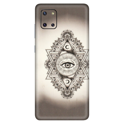 Samsung M/F/Note/Flip and C Phone Skins (All Models) - Illuminati Great Eye - Transparent Finish (T-14) Samsung Galaxy Note 10 Lite
