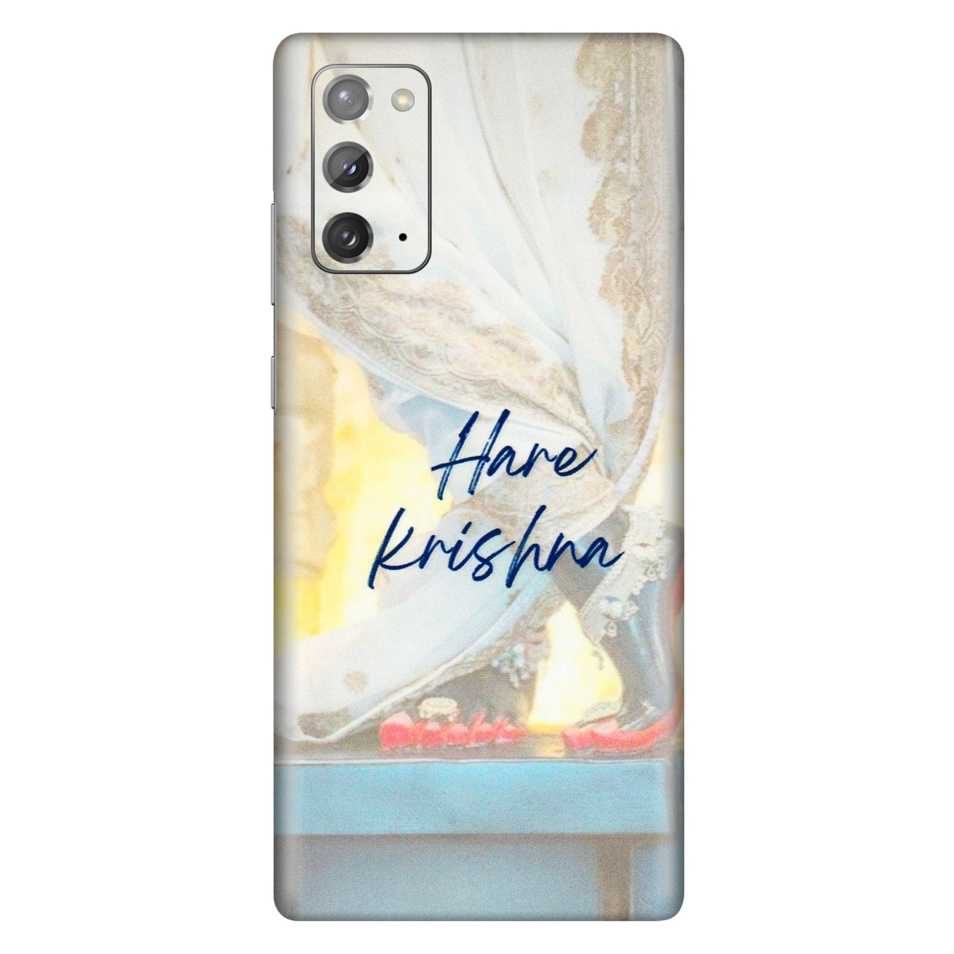 Samsung M/F/Note/Flip and C Phone Skins (All Models) - Hare Krishna - 3D Embossed Finish (L-03) Samsung Galaxy Note 20