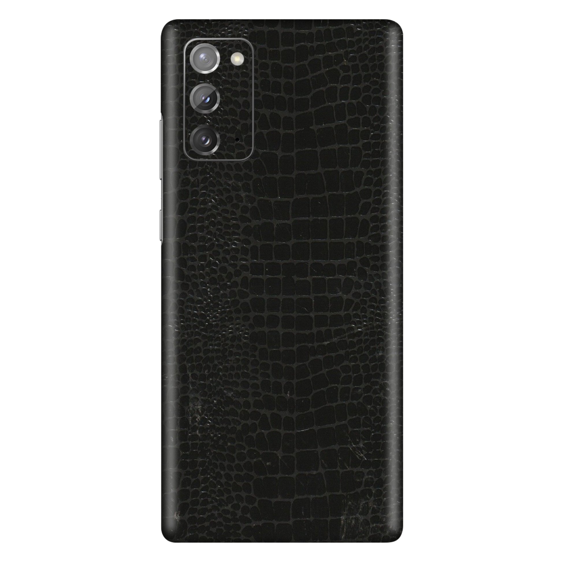 Samsung M/F/Note/Flip and C Phone Skins (All Models) - Snake Leather Black - 3D Embossed Finish (L-107) Samsung Galaxy Note 20