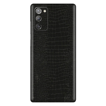 Samsung M/F/Note/Flip and C Phone Skins (All Models) - Snake Leather Black - 3D Embossed Finish (L-107) Samsung Galaxy Note 20