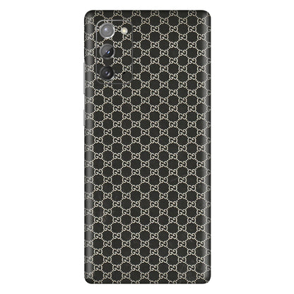 Samsung M/F/Note/Flip and C Phone Skins (All Models) - Black G Print - 3D Embossed Finish (L-109) Samsung Galaxy Note 20