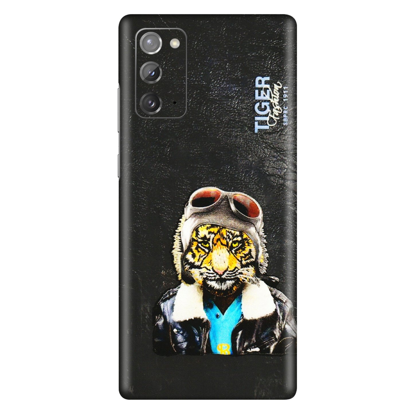 Samsung M/F/Note/Flip and C Phone Skins (All Models) - Rider Tiger - 3D Embossed Finish (L-113) Samsung Galaxy Note 20
