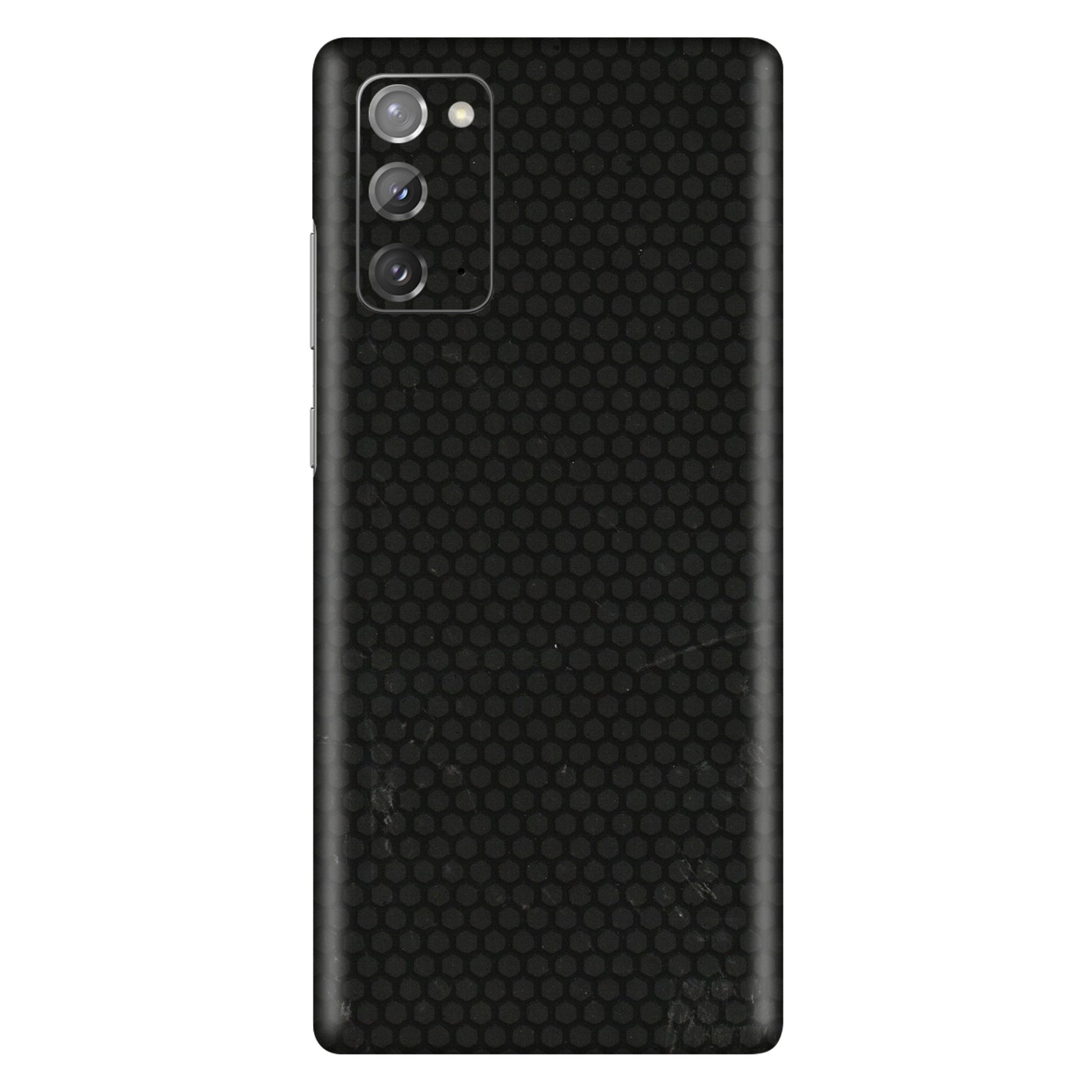 Samsung M/F/Note/Flip and C Phone Skins (All Models) - Black honeycomb - 3D Embossed Finish (L-114) Samsung Galaxy Note 20