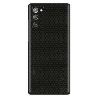 Samsung M/F/Note/Flip and C Phone Skins (All Models) - Black honeycomb - 3D Embossed Finish (L-114) Samsung Galaxy Note 20