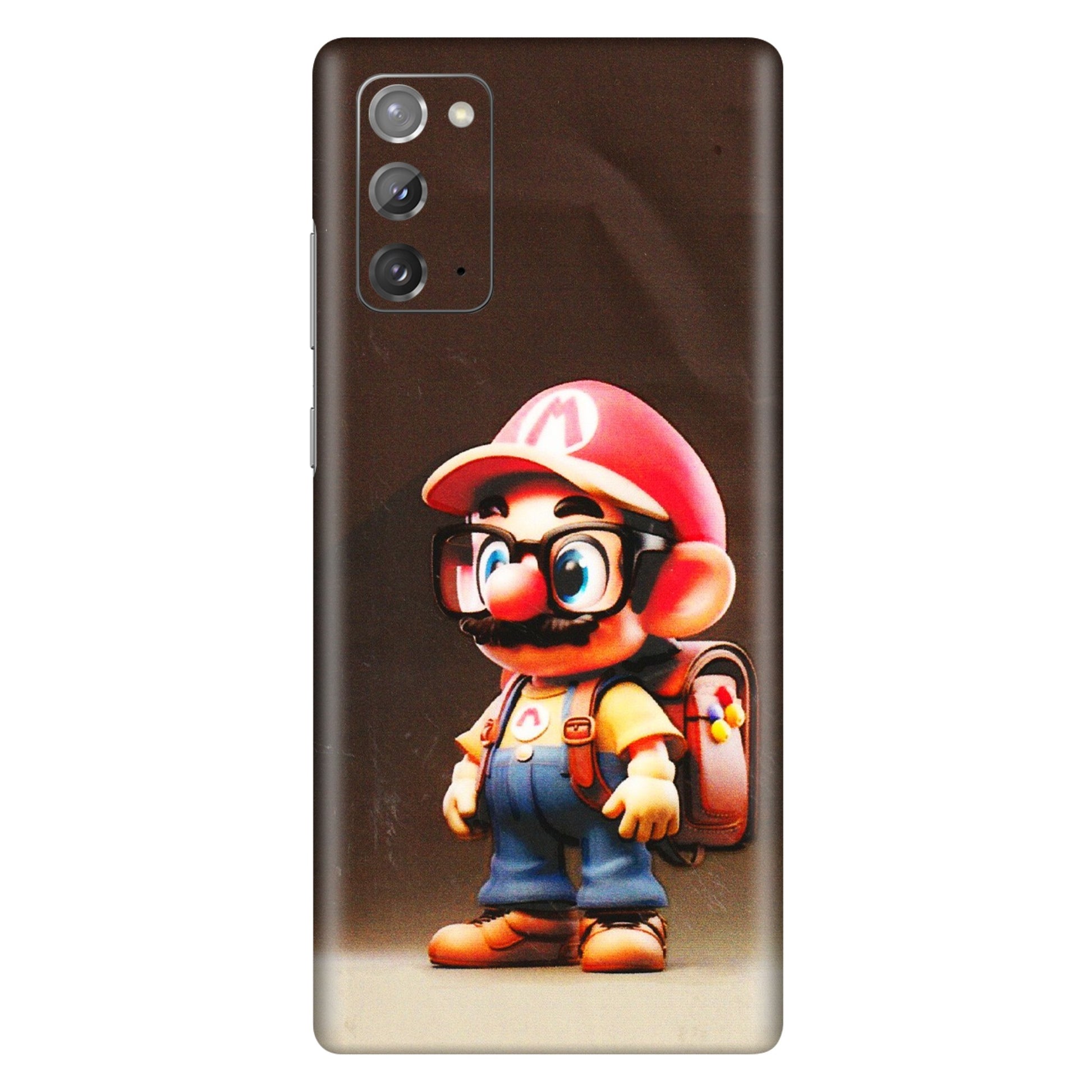 Samsung M/F/Note/Flip and C Phone Skins (All Models) - Little Mario - 3D Embossed Finish (L-119) Samsung Galaxy Note 20