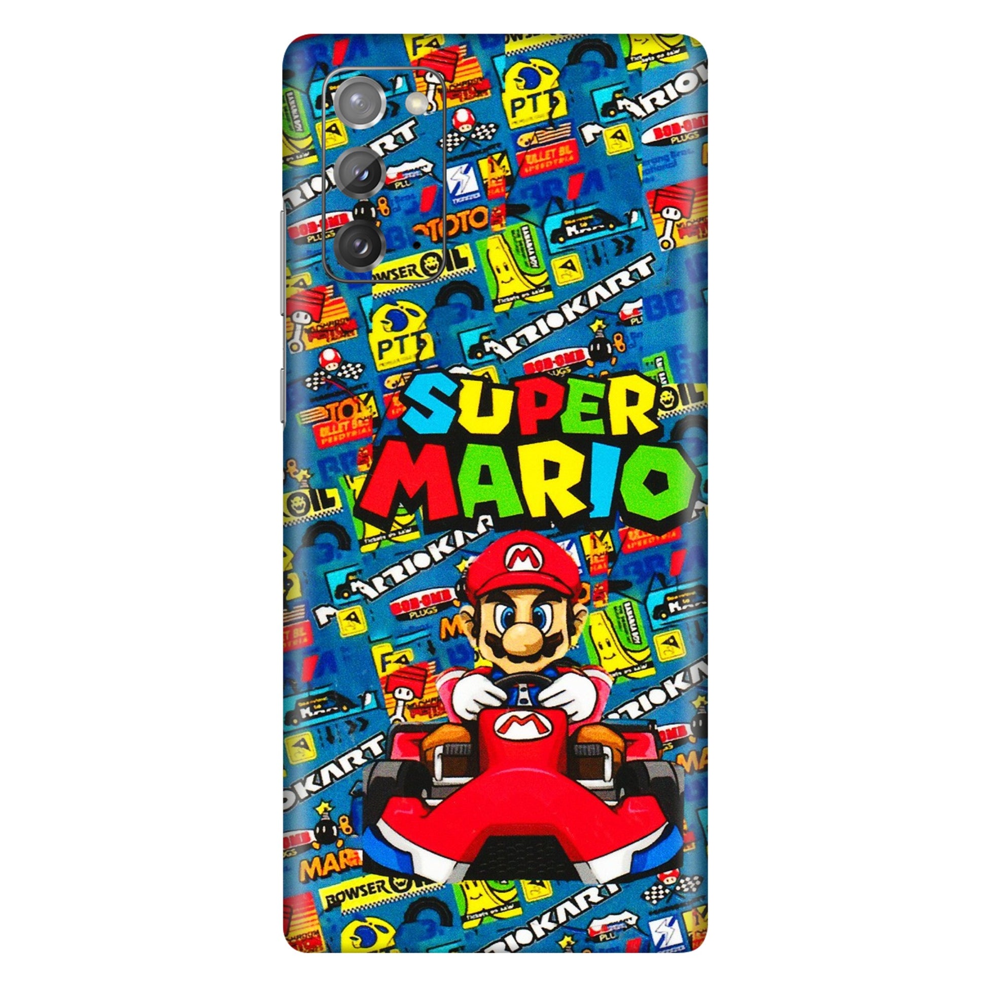Samsung M/F/Note/Flip and C Phone Skins (All Models) - Super Mario Kart - 3D Embossed Finish (L-140) Samsung Galaxy Note 20