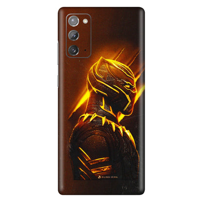Samsung M/F/Note/Flip and C Phone Skins (All Models) - Gold Black Panther - 3D Embossed Finish (L-181) Samsung Galaxy Note 20