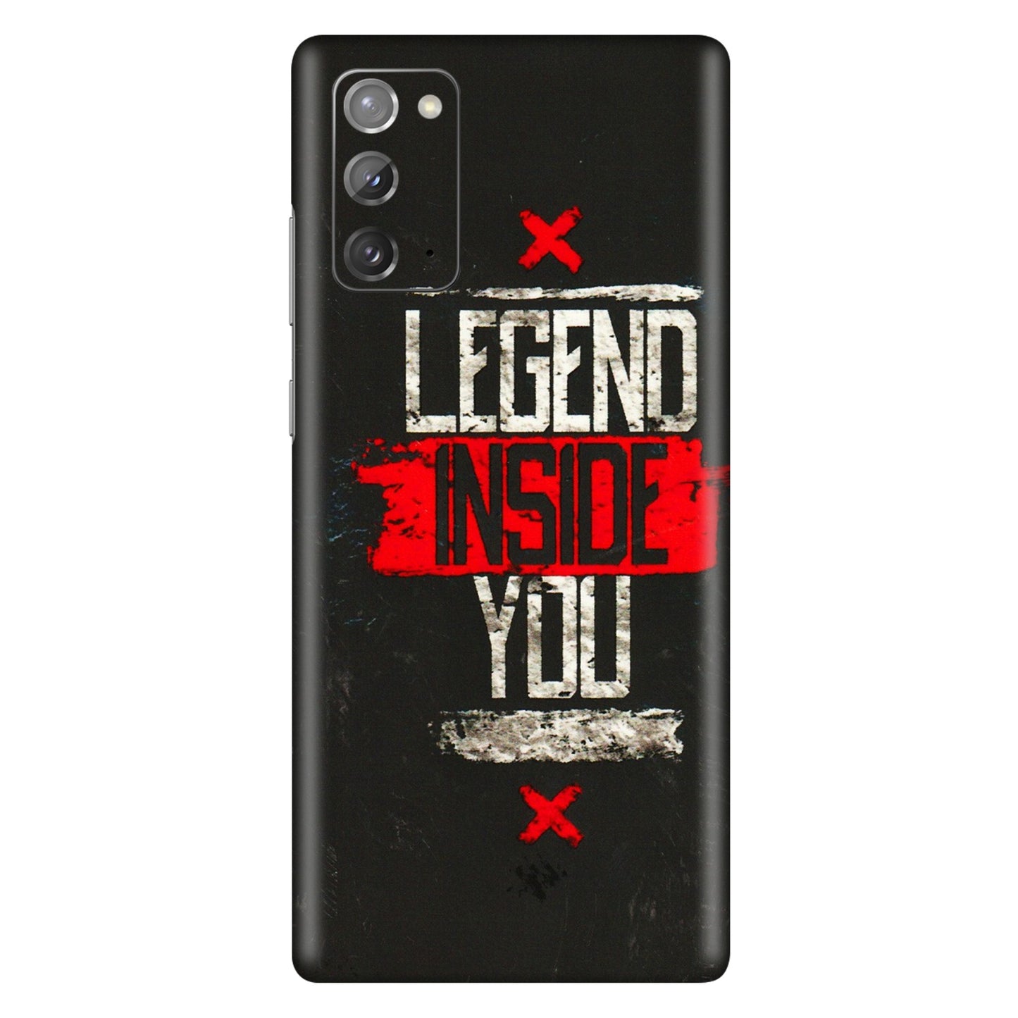 Samsung M/F/Note/Flip and C Phone Skins (All Models) - Legend Inside You - 3D Embossed Finish (L-186) Samsung Galaxy Note 20