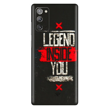 Samsung M/F/Note/Flip and C Phone Skins (All Models) - Legend Inside You - 3D Embossed Finish (L-186) Samsung Galaxy Note 20