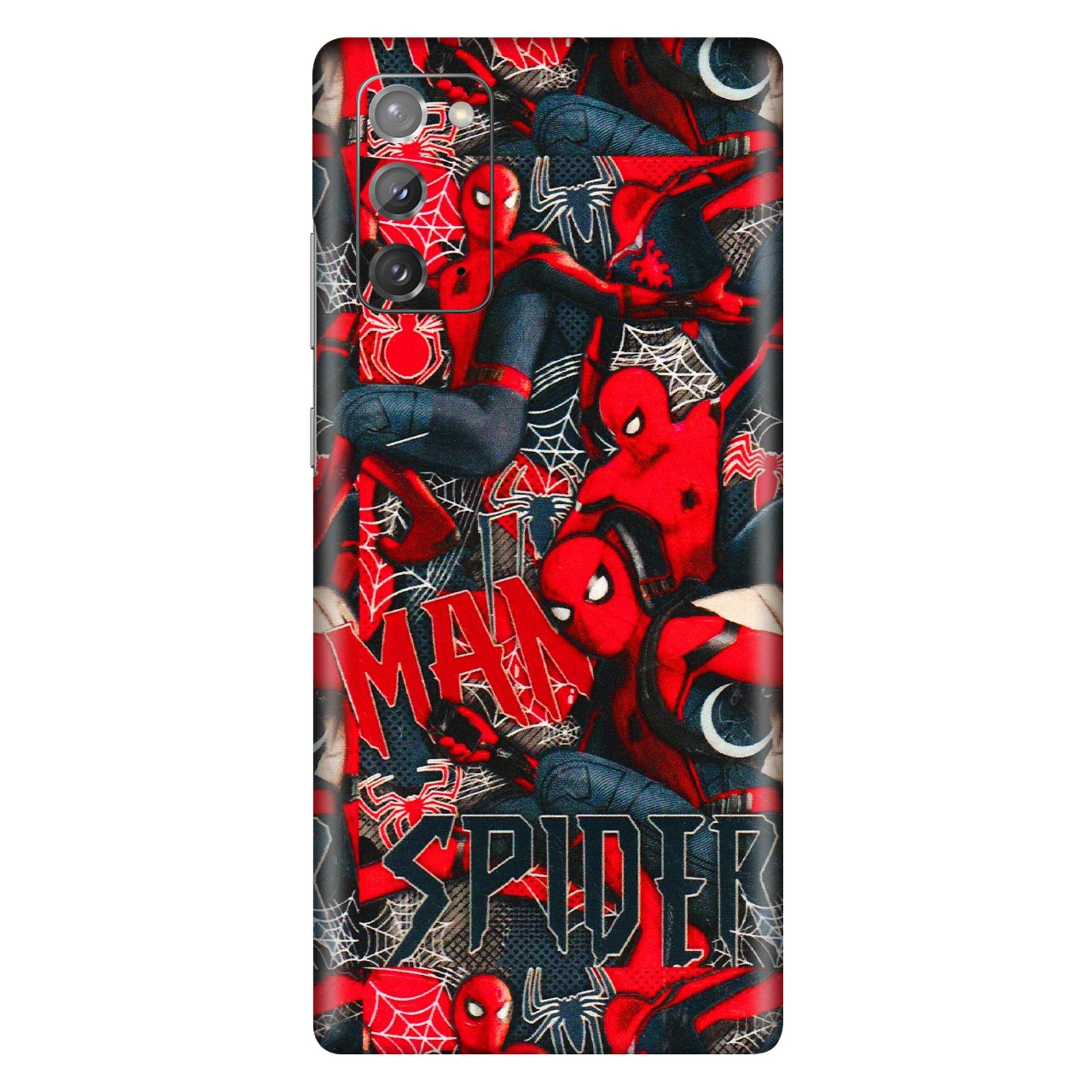 Samsung M/F/Note/Flip and C Phone Skins (All Models) - SpiderMan Cool - 3D Embossed Finish (L-188) Samsung Galaxy Note 20