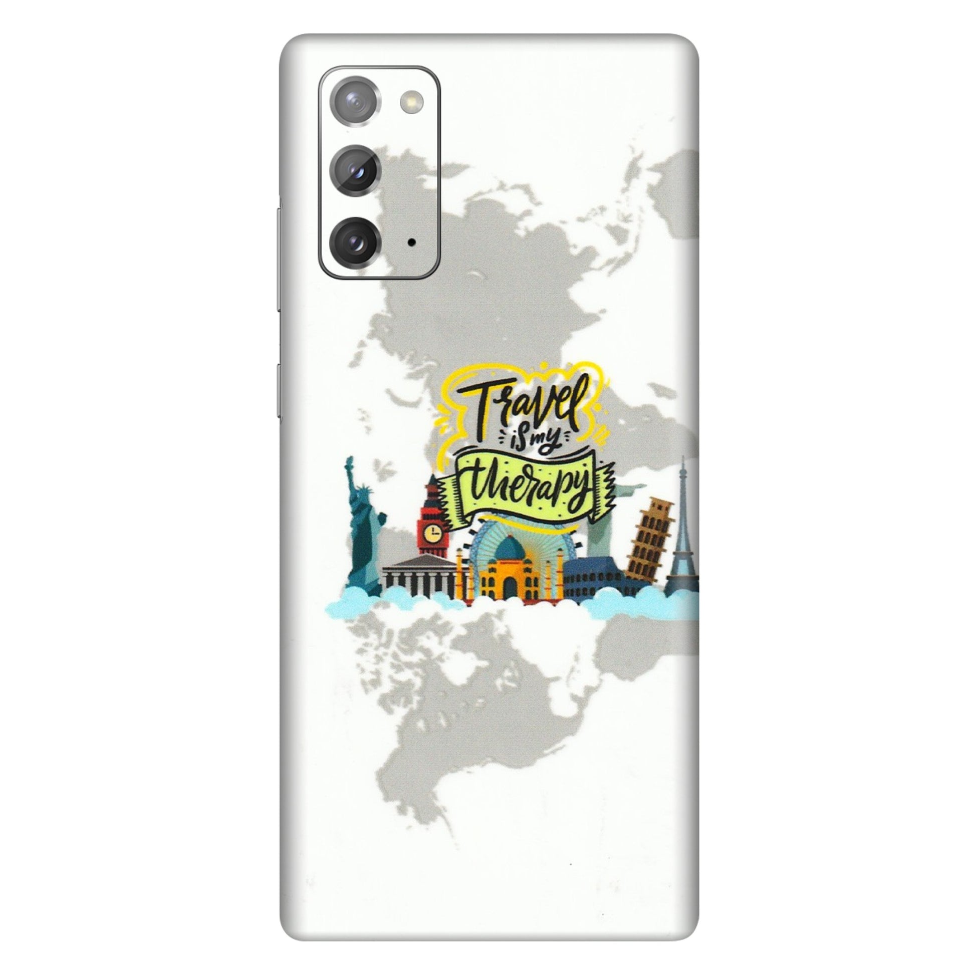 Samsung M/F/Note/Flip and C Phone Skins (All Models) - Travel Therapy - 3D Embossed Finish (L-199) Samsung Galaxy Note 20