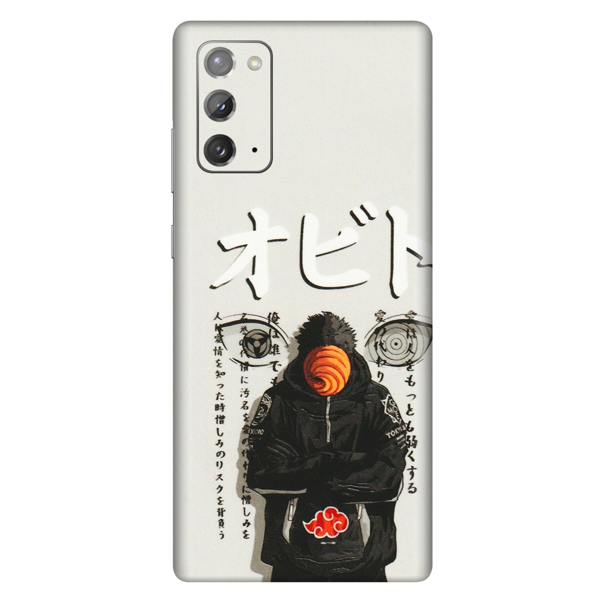 Samsung M/F/Note/Flip and C Phone Skins (All Models) - Obito Anime Eye - 3D Embossed Finish (L-19) Samsung Galaxy Note 20
