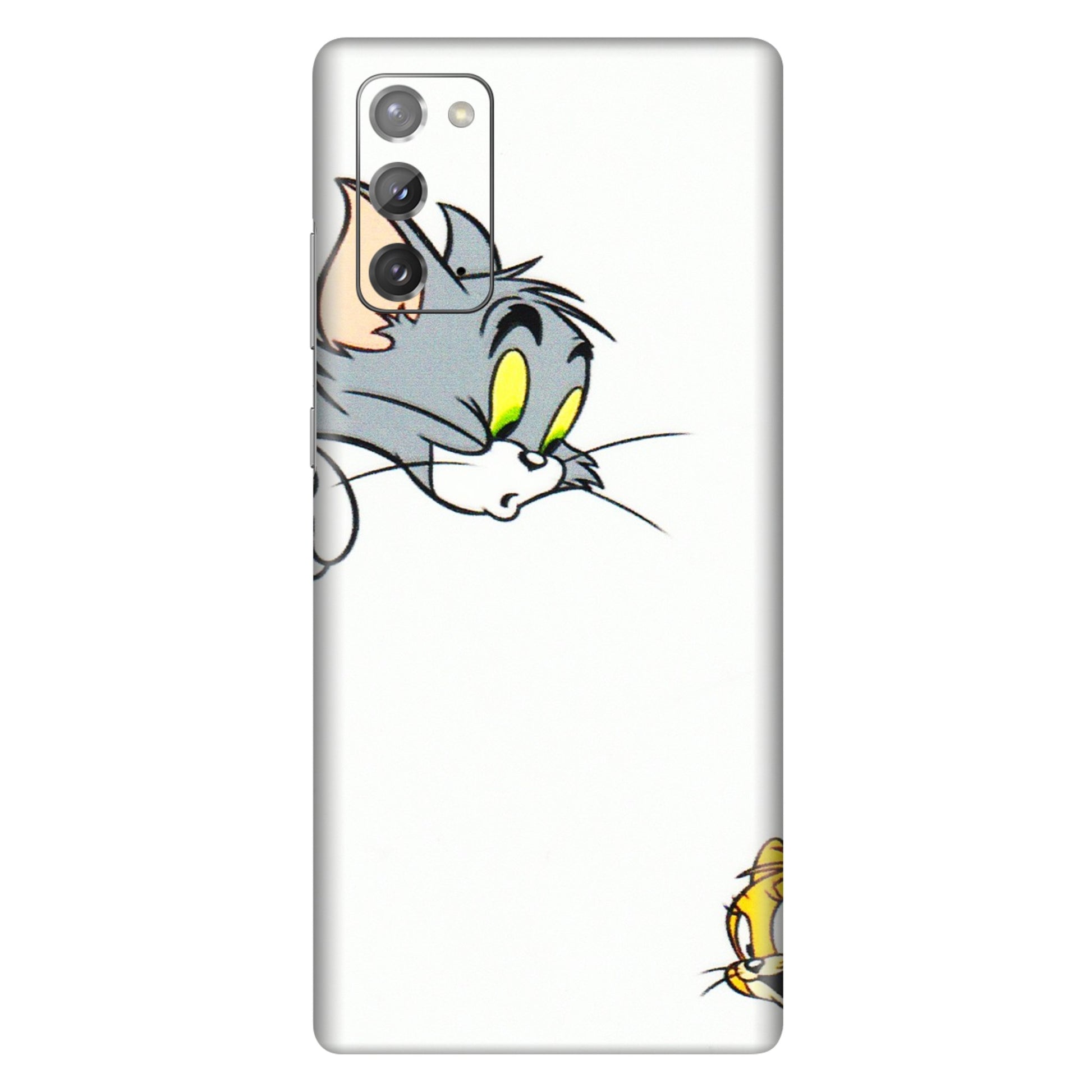 Samsung M/F/Note/Flip and C Phone Skins (All Models) - Cute Tom And Jerry - 3D Embossed Finish (L-220) Samsung Galaxy Note 20