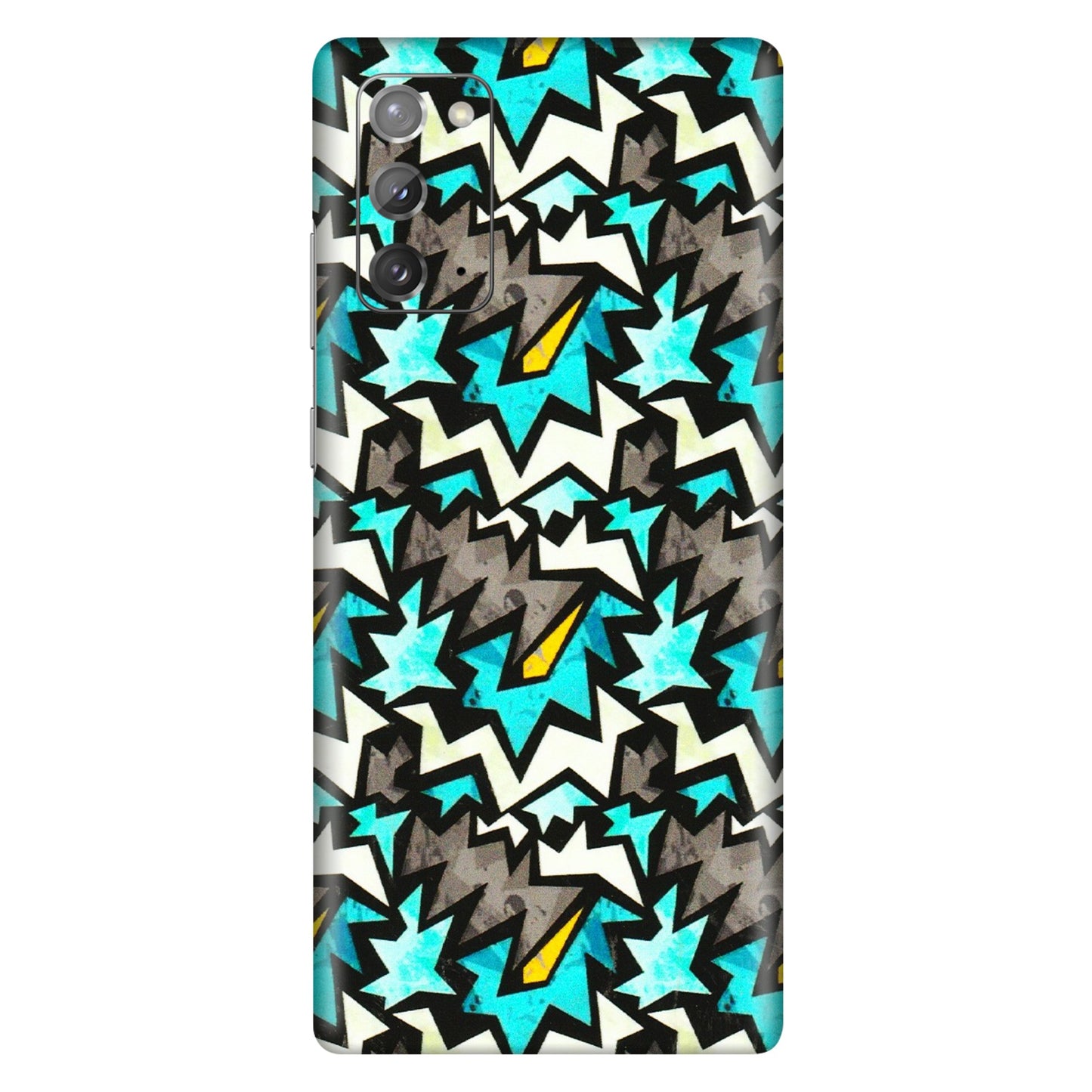 Samsung M/F/Note/Flip and C Phone Skins (All Models) - Funky Zig Zag - 3D Embossed Finish (L-223) Samsung Galaxy Note 20