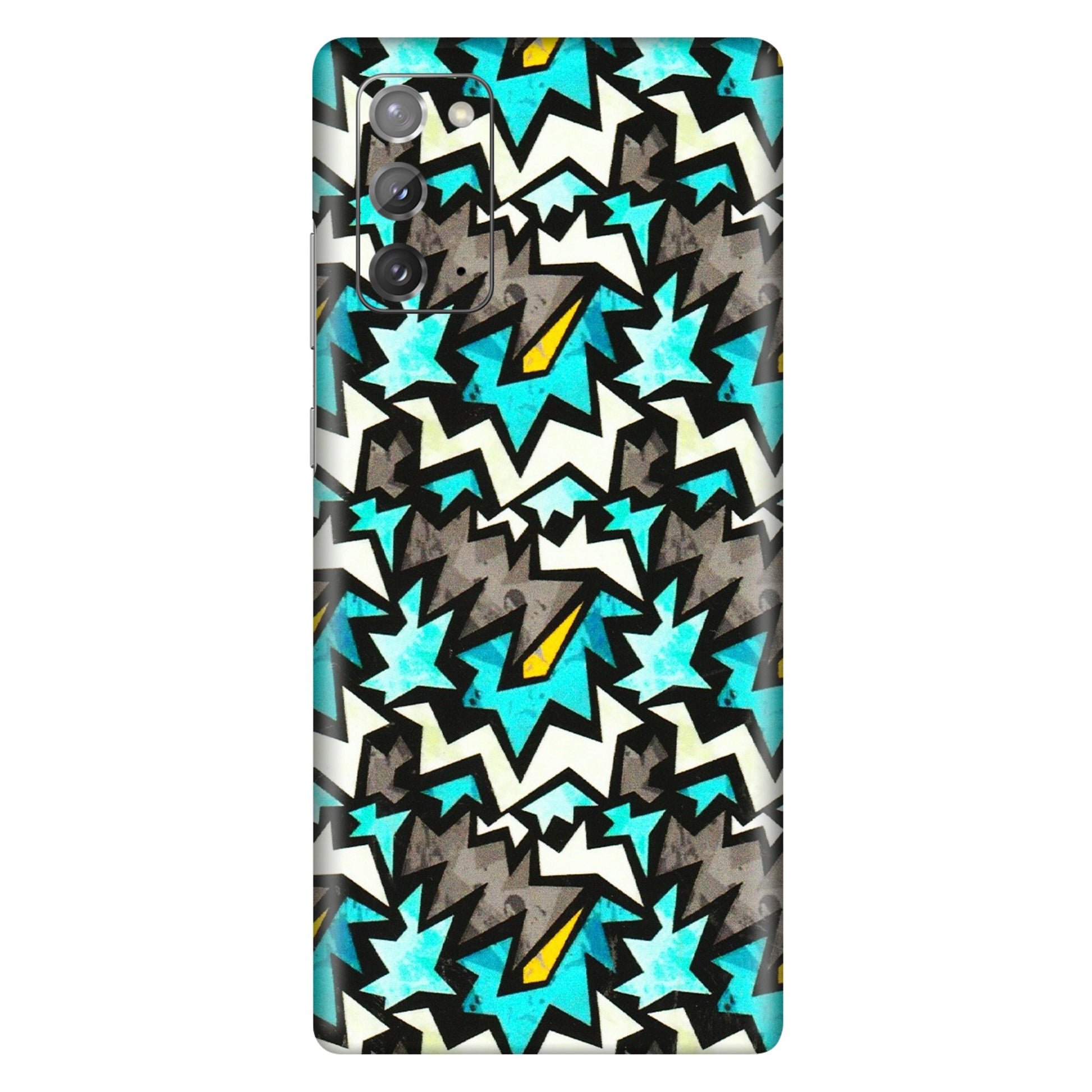 Samsung M/F/Note/Flip and C Phone Skins (All Models) - Funky Zig Zag - 3D Embossed Finish (L-223) Samsung Galaxy Note 20