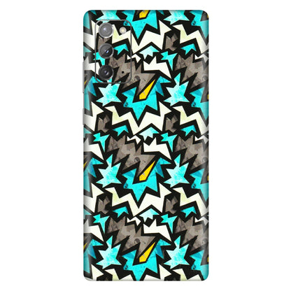 Samsung M/F/Note/Flip and C Phone Skins (All Models) - Funky Zig Zag - 3D Embossed Finish (L-223) Samsung Galaxy Note 20