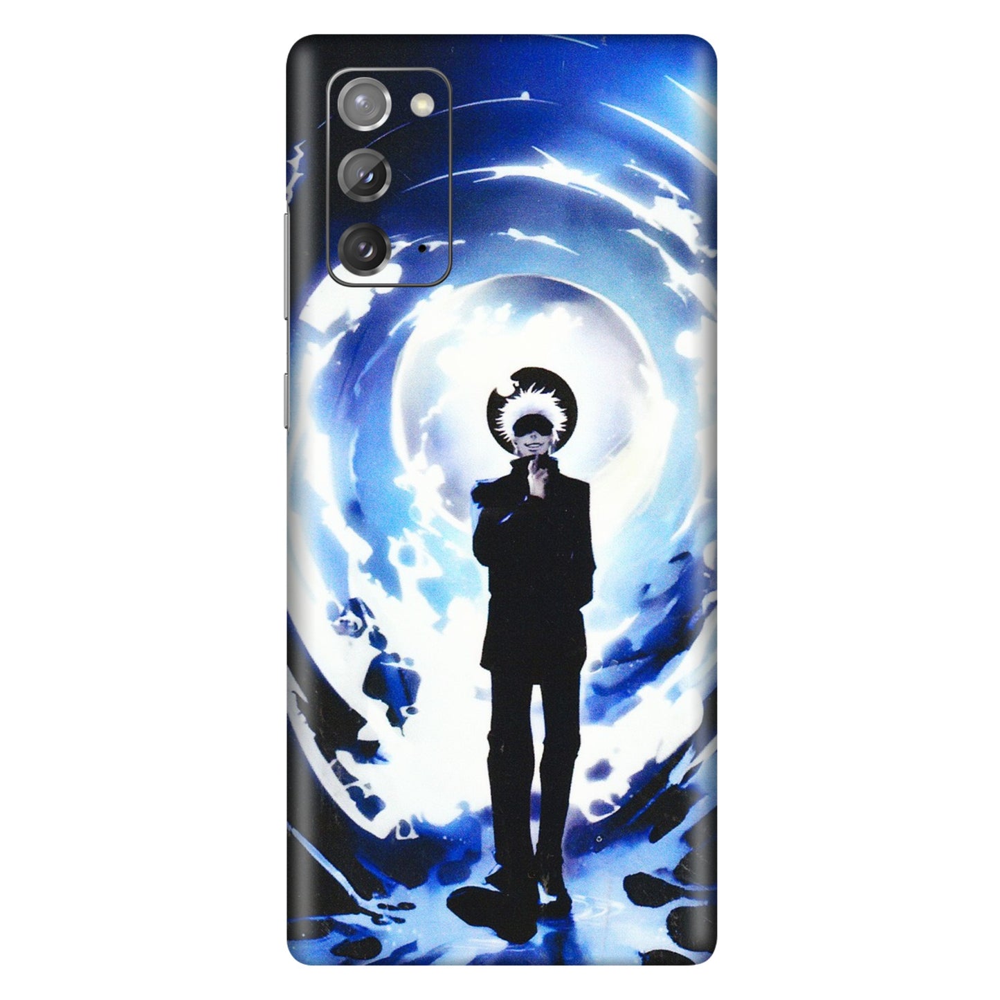 Samsung M/F/Note/Flip and C Phone Skins (All Models) - Satoru Gojo Dark Blue - 3D Embossed Finish (L-235) Samsung Galaxy Note 20