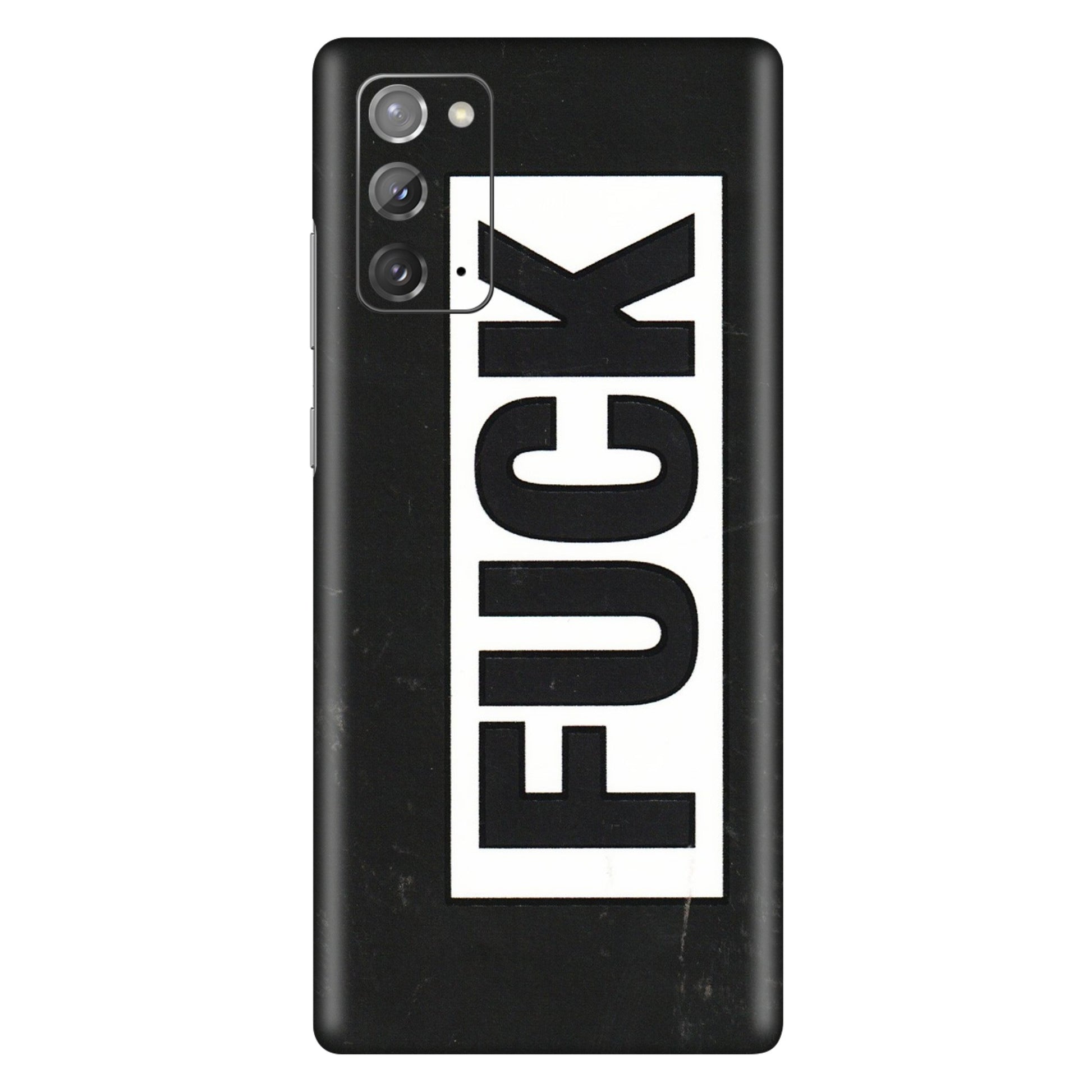 Samsung M/F/Note/Flip and C Phone Skins (All Models) - The F Word - 3D Embossed Finish (L-255) Samsung Galaxy Note 20