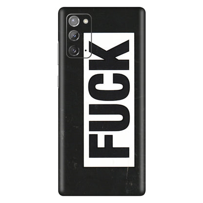 Samsung M/F/Note/Flip and C Phone Skins (All Models) - The F Word - 3D Embossed Finish (L-255) Samsung Galaxy Note 20