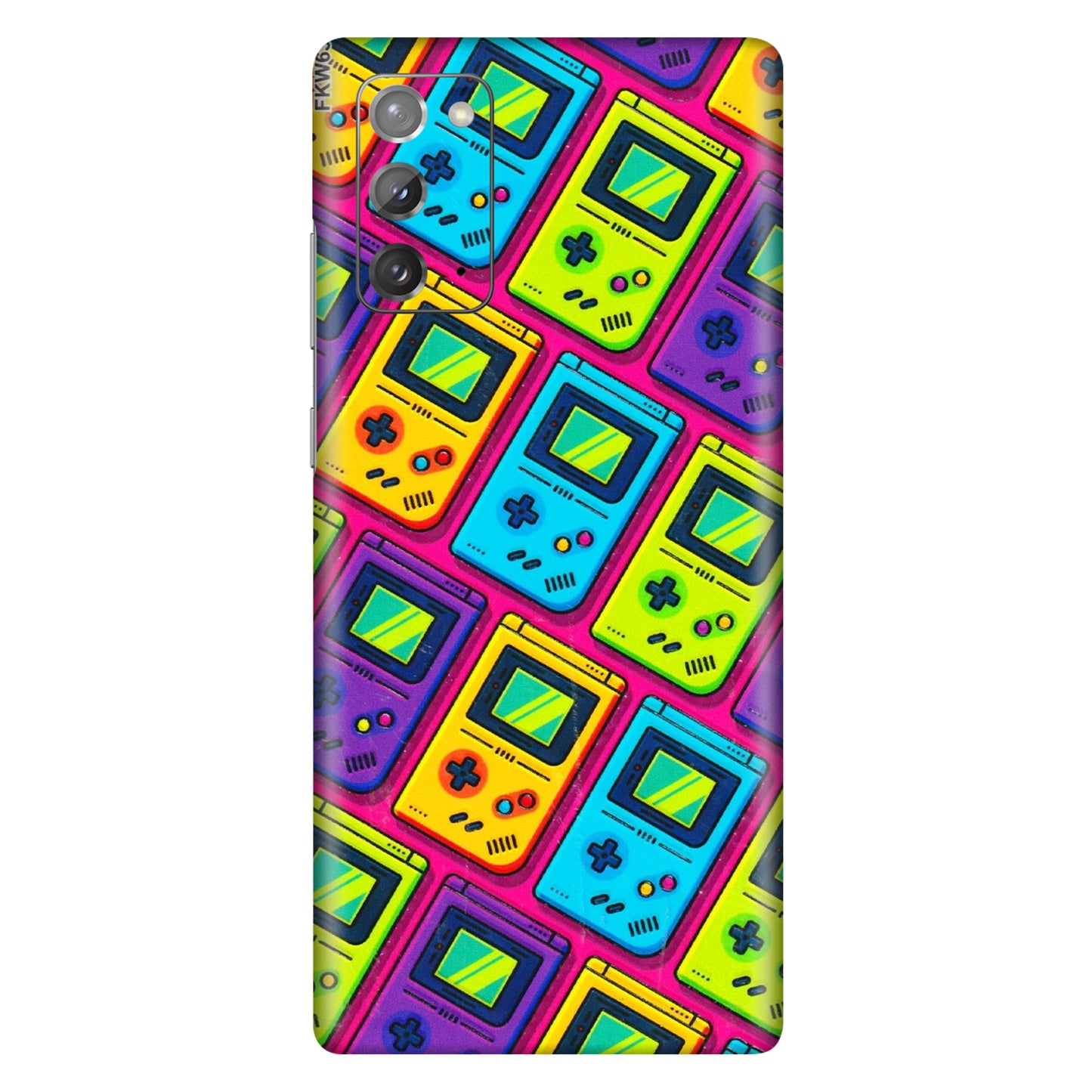 Samsung M/F/Note/Flip and C Phone Skins (All Models) - Gameboy Colourful - 3D Embossed Finish (L-266) Samsung Galaxy Note 20