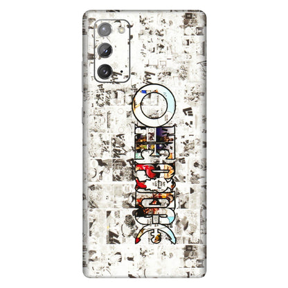 Samsung M/F/Note/Flip and C Phone Skins (All Models) - One Piece Manga - 3D Embossed Finish (L-26) Samsung Galaxy Note 20