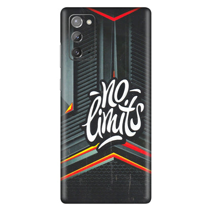 Samsung M/F/Note/Flip and C Phone Skins (All Models) - No Limits - 3D Embossed Finish (L-286) Samsung Galaxy Note 20