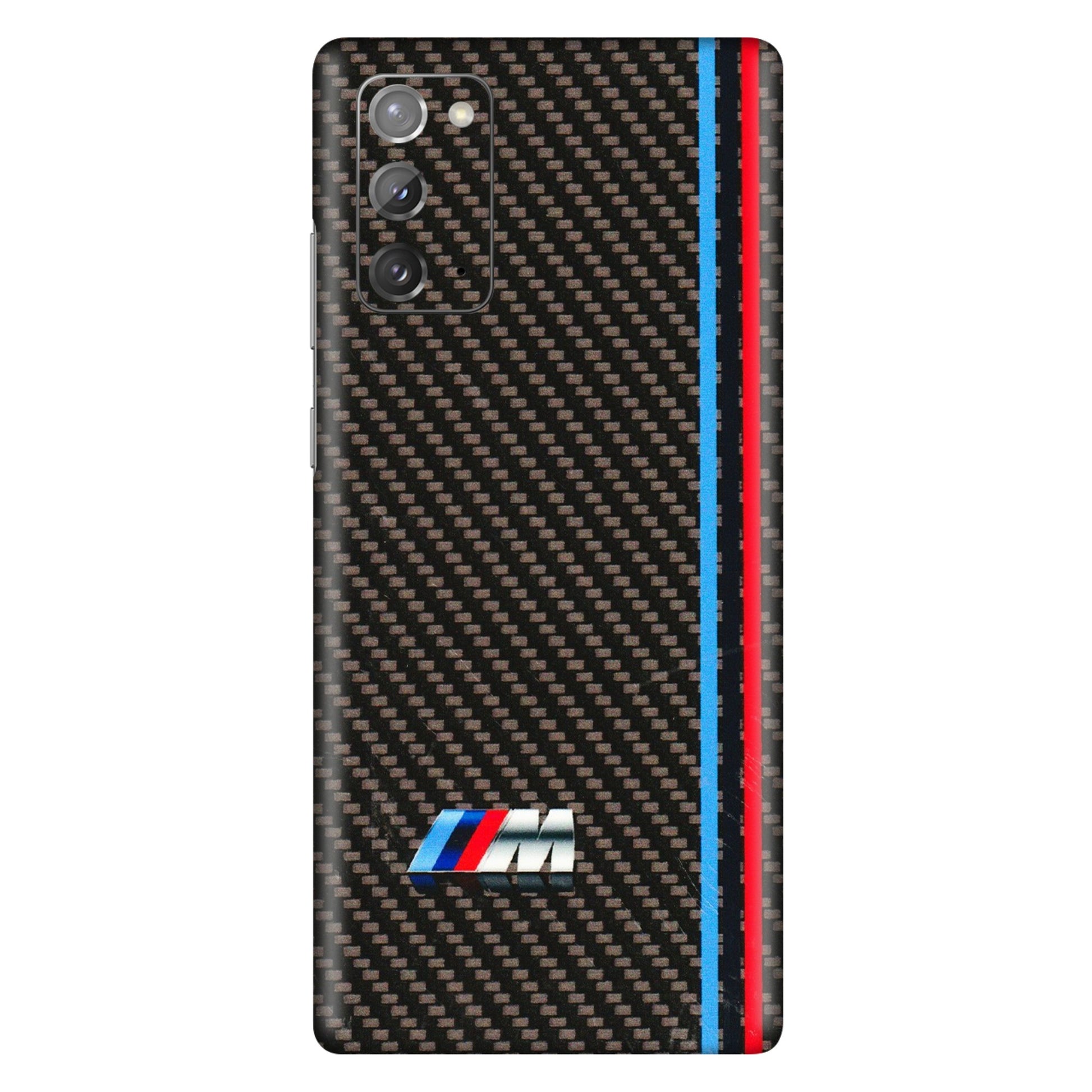 Samsung M/F/Note/Flip and C Phone Skins (All Models) - BM Carbon Fiber Feels - 3D Embossed Finish (L-38) Samsung Galaxy Note 20