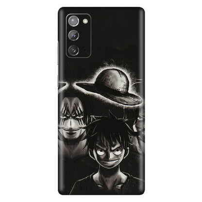 Samsung M/F/Note/Flip and C Phone Skins (All Models) - Black Luffy Hat - 3D Embossed Finish (L-57) Samsung Galaxy Note 20