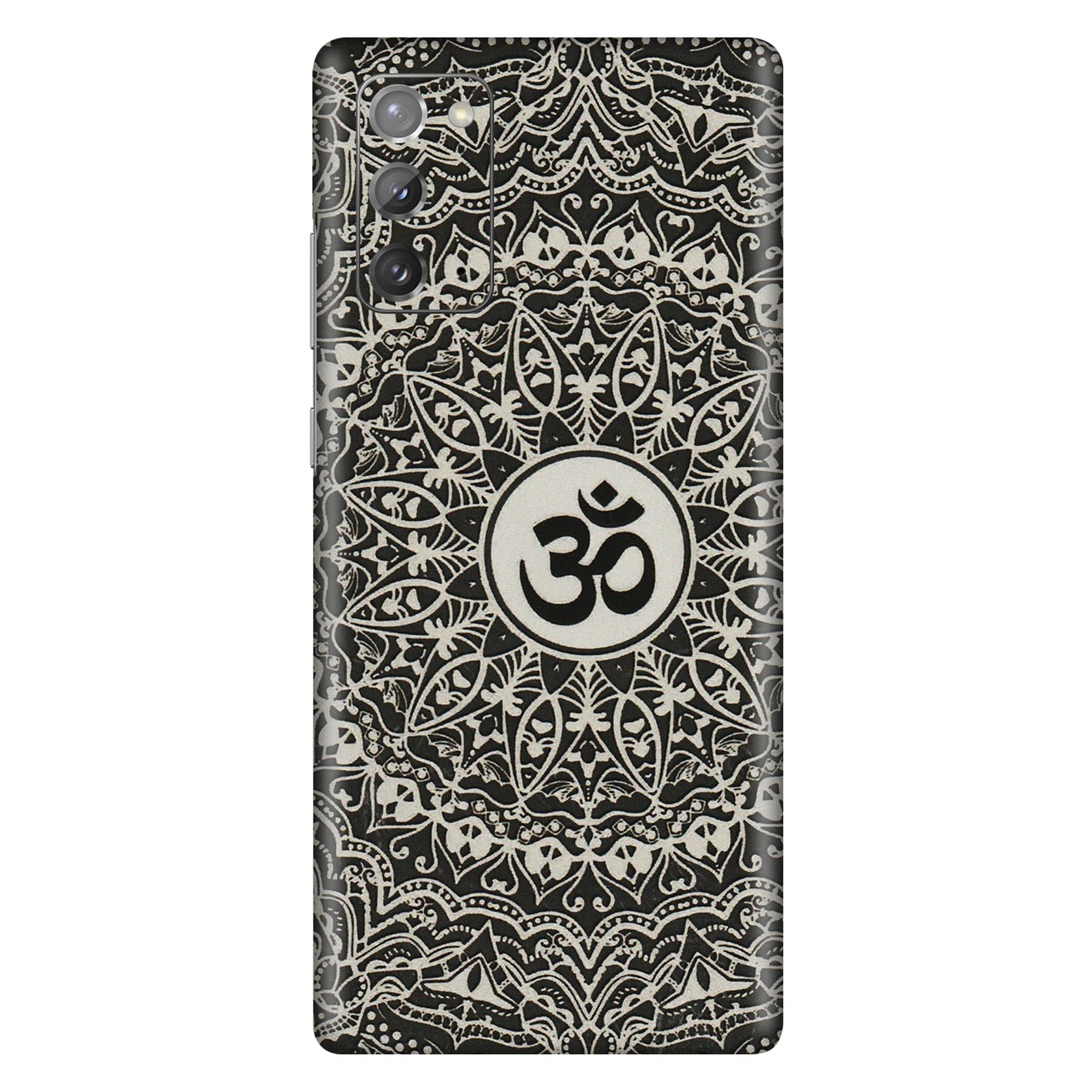 Samsung M/F/Note/Flip and C Phone Skins (All Models) - Aum Elegant Mandala - 3D Embossed Finish (L-62) Samsung Galaxy Note 20